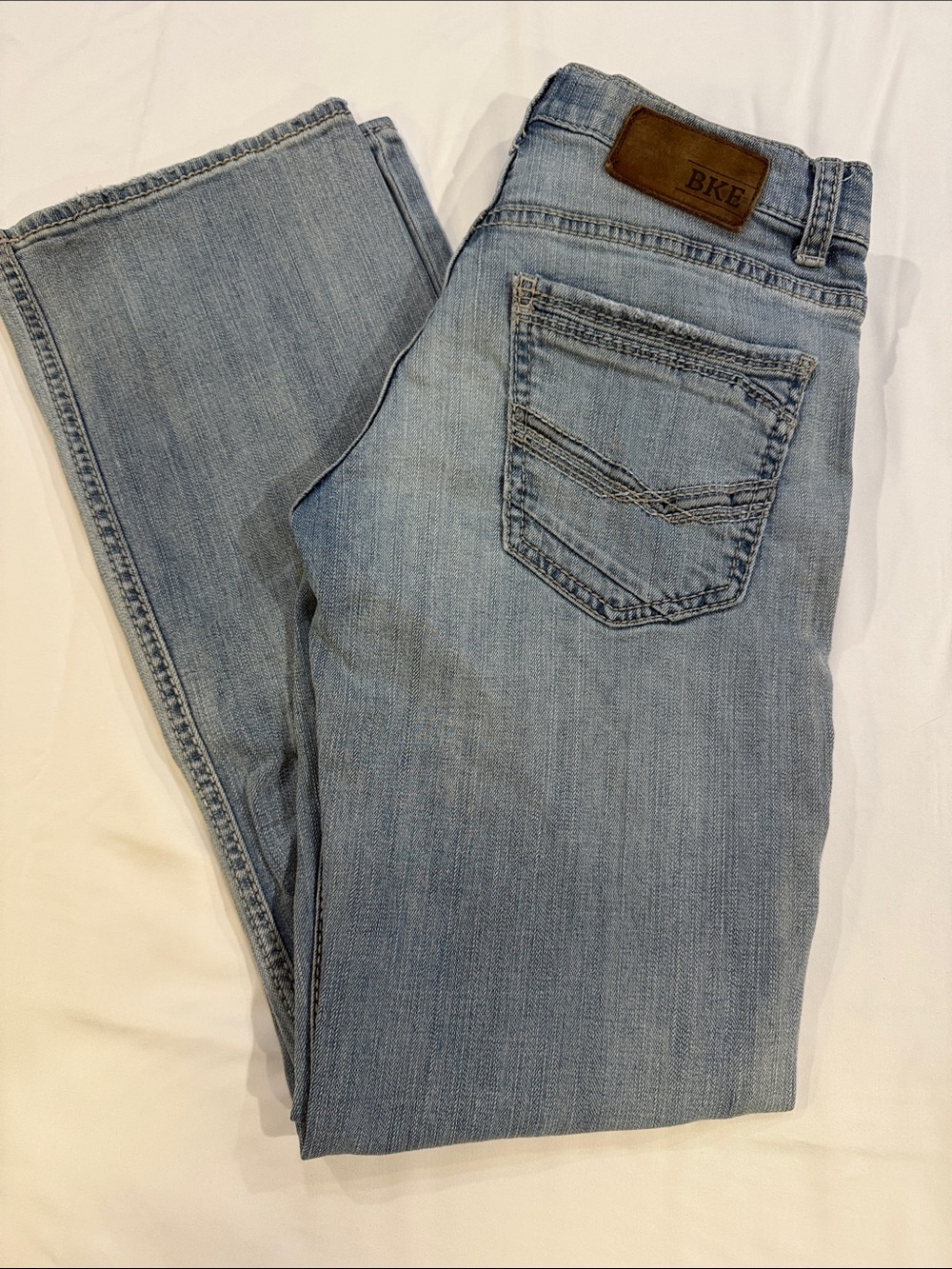 BKE Light Wash Men’s Straight Jeans